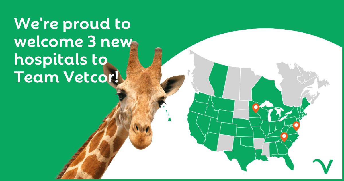 Vetcor Welcomes 3 New Practices in April